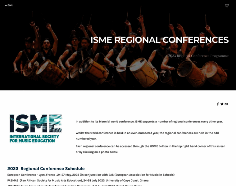 Isme-conferences.org thumbnail