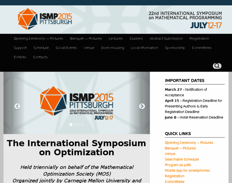 Ismp2015.org thumbnail