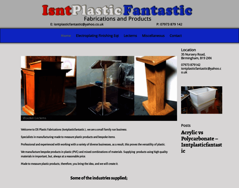 Isntplasticfantastic.co.uk thumbnail