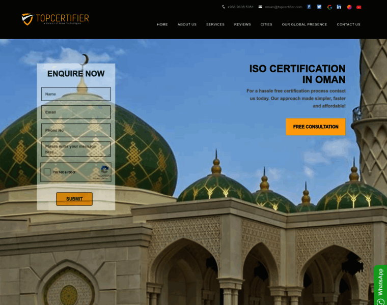 Iso-certification-oman.com thumbnail