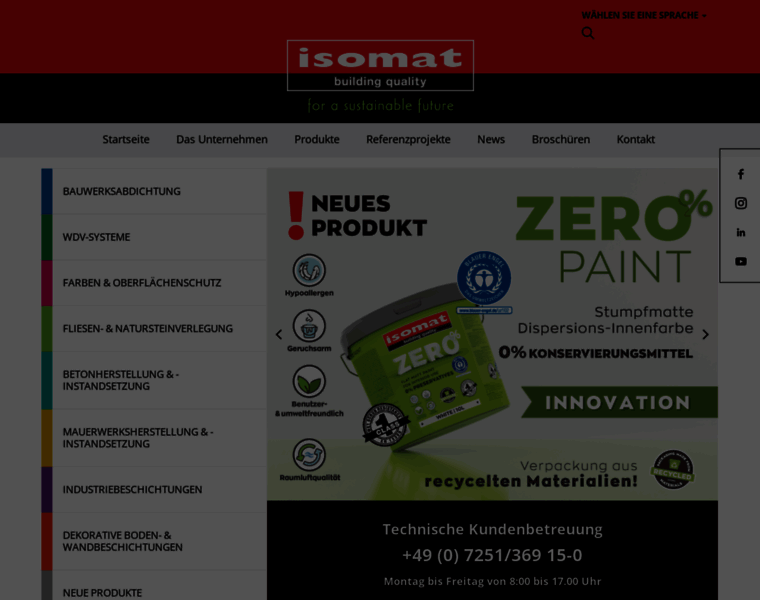 Isomat.com.de thumbnail Isomat.com.de thumbnail