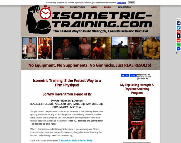 Isometric-training.com thumbnail