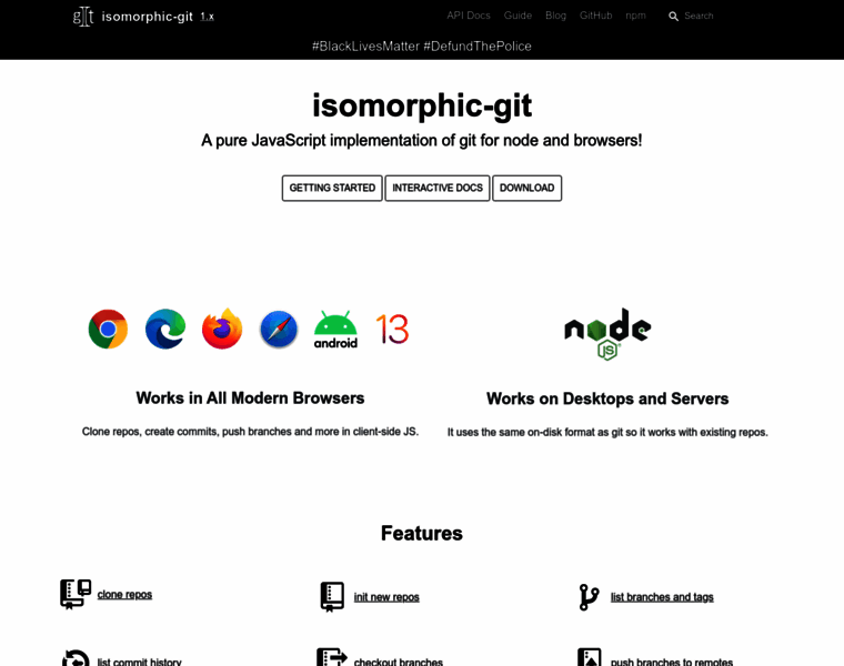 Isomorphic-git.org thumbnail