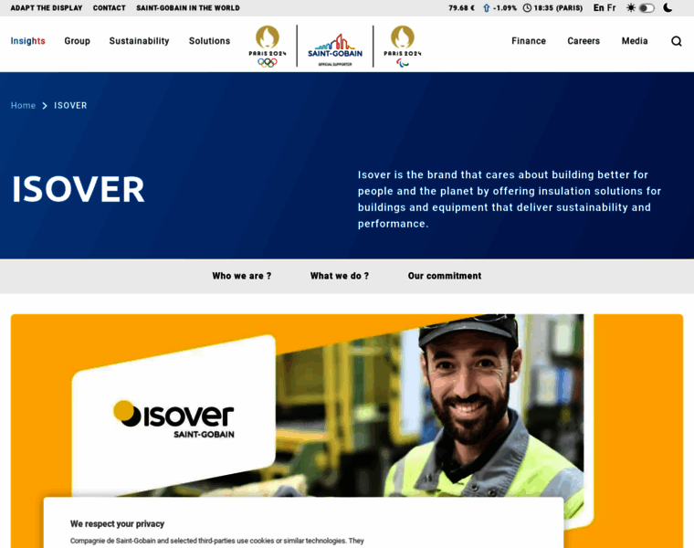 Isover.com thumbnail
