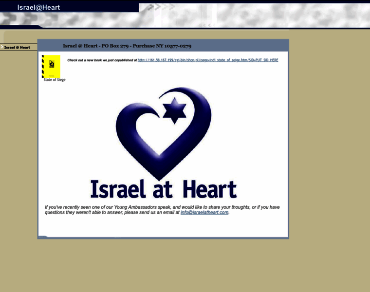 Israelatheart.com thumbnail