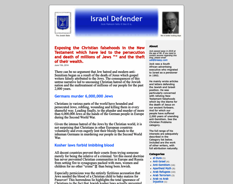 Israeldefender.com thumbnail