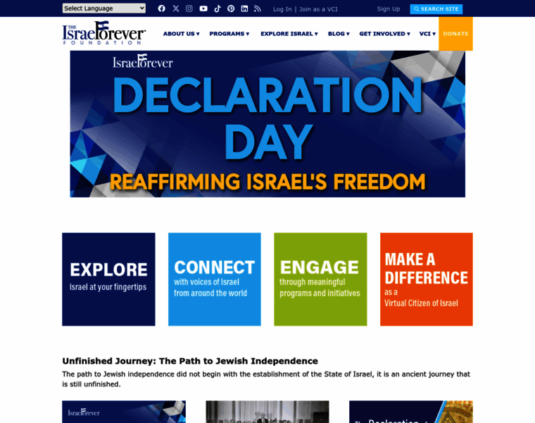 Israelforever.org thumbnail
