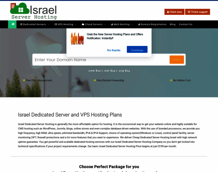 Israelservers.com thumbnail