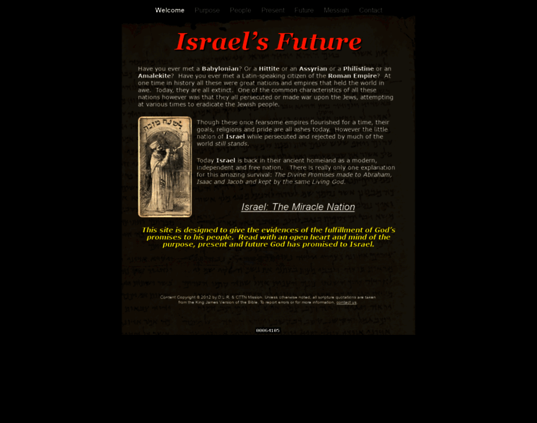 Israelsfuture.org thumbnail