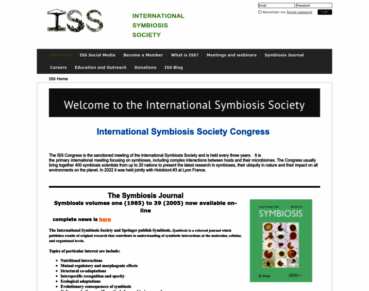 Iss-symbiosis.org thumbnail