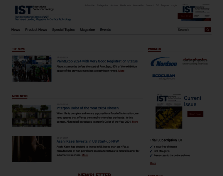Ist-surfacetechnology.com thumbnail