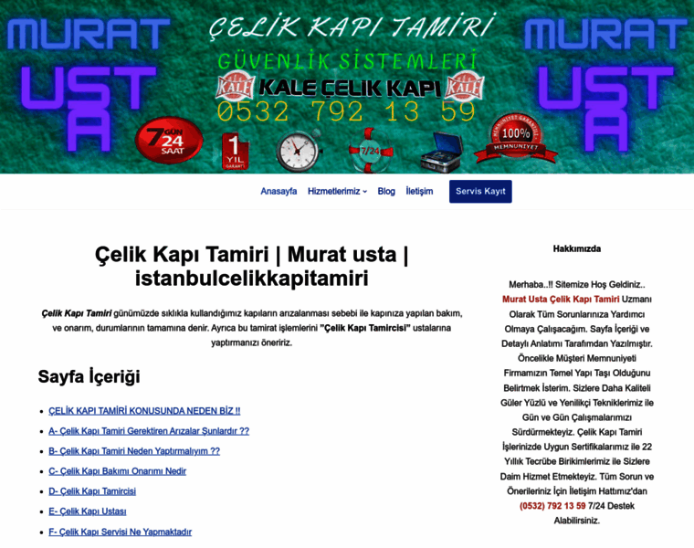 Istanbulcelikkapitamiri.com thumbnail
