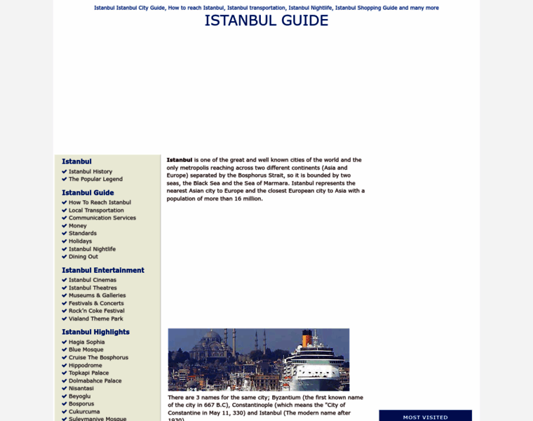 Istanbulguide.com thumbnail