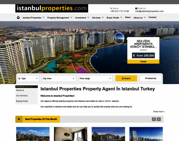 Istanbulproperties.com thumbnail