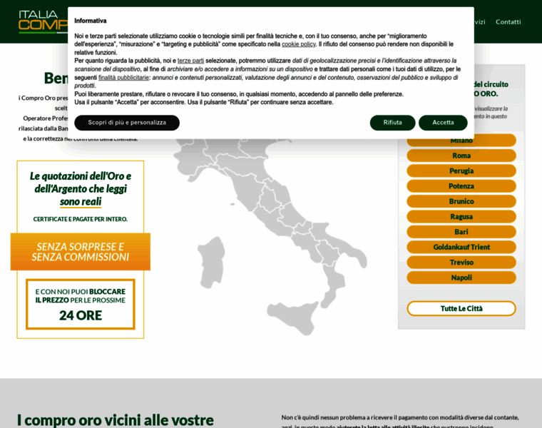 Italiacomprooro.it thumbnail