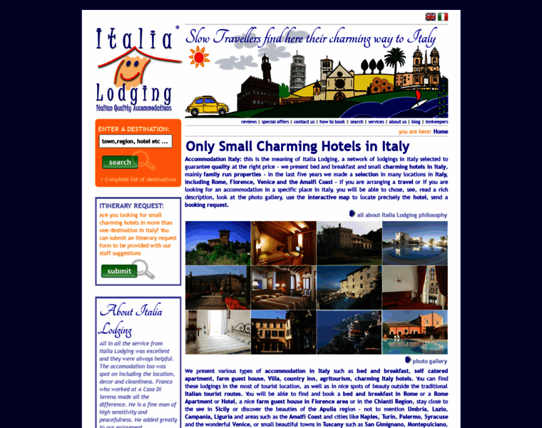 Italialodging.com thumbnail