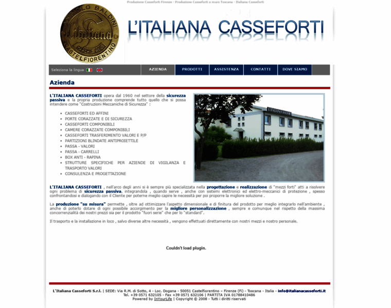 Italianacasseforti.it thumbnail