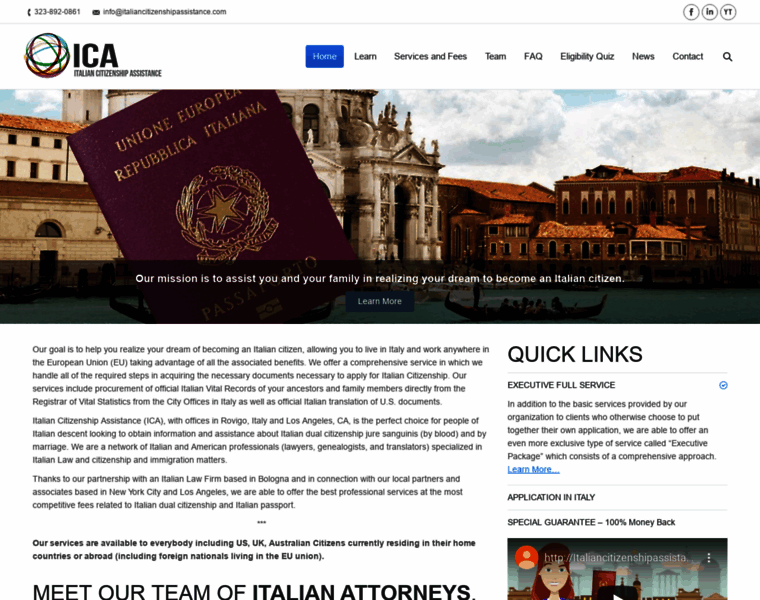 Italiancitizenshipassistance.com thumbnail