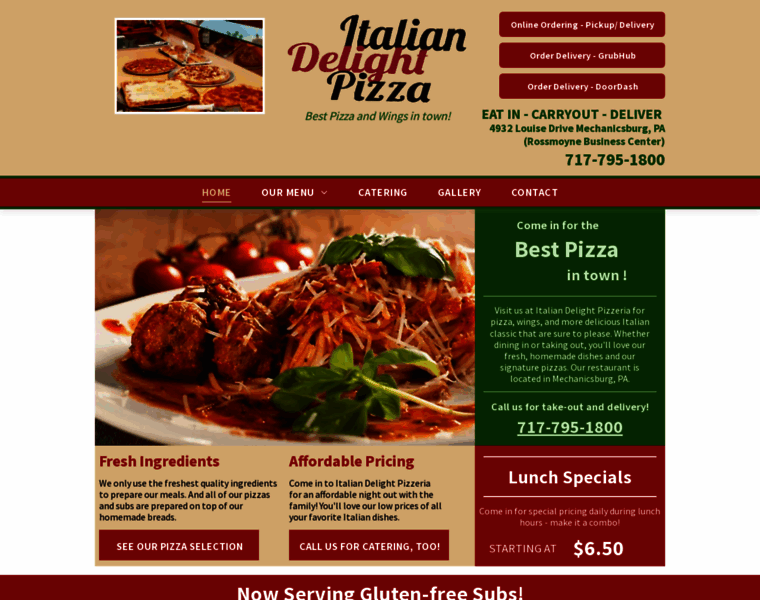 Italiandelightpizza.net thumbnail