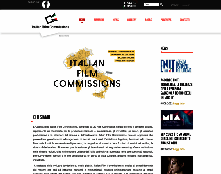 Italianfilmcommissions.it thumbnail