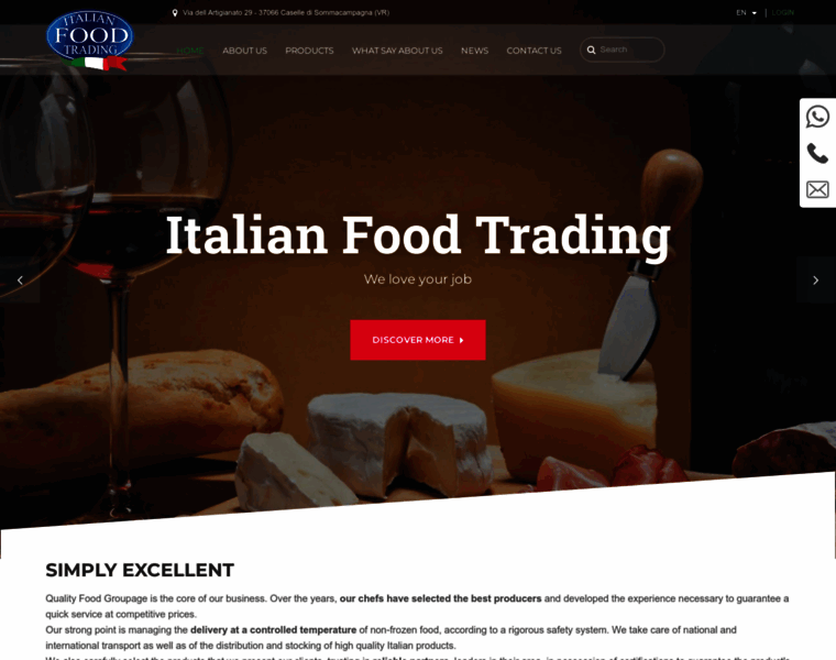 Italianfoodtrading.com thumbnail
