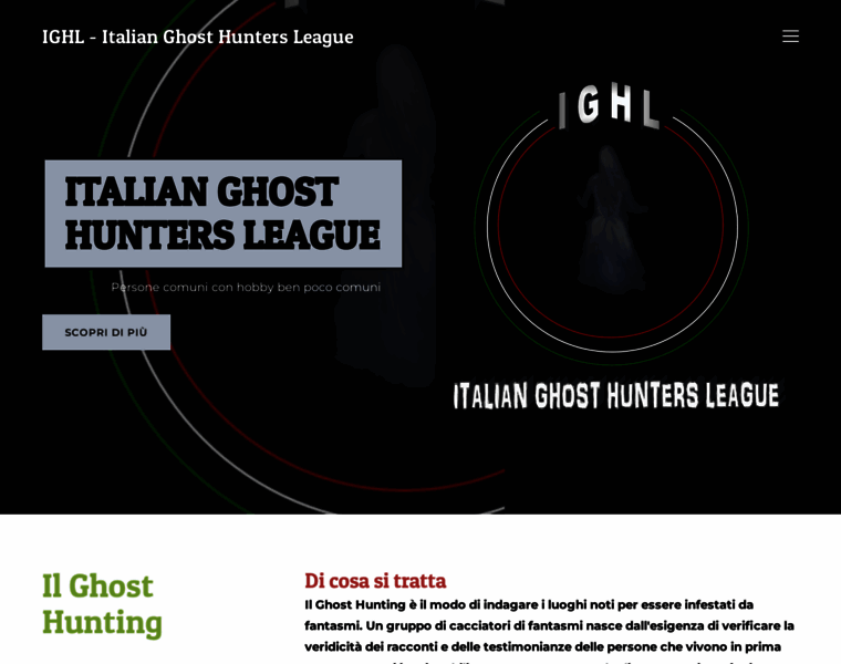 Italianghosthuntersleague.it thumbnail