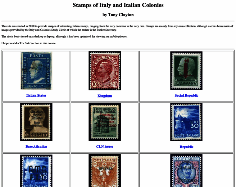 Italianstamps.co.uk thumbnail