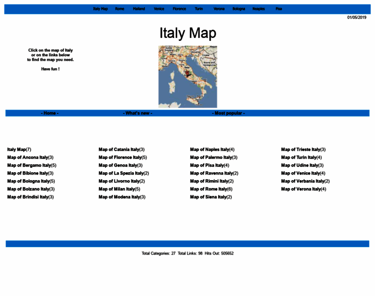 Italy-map.net thumbnail