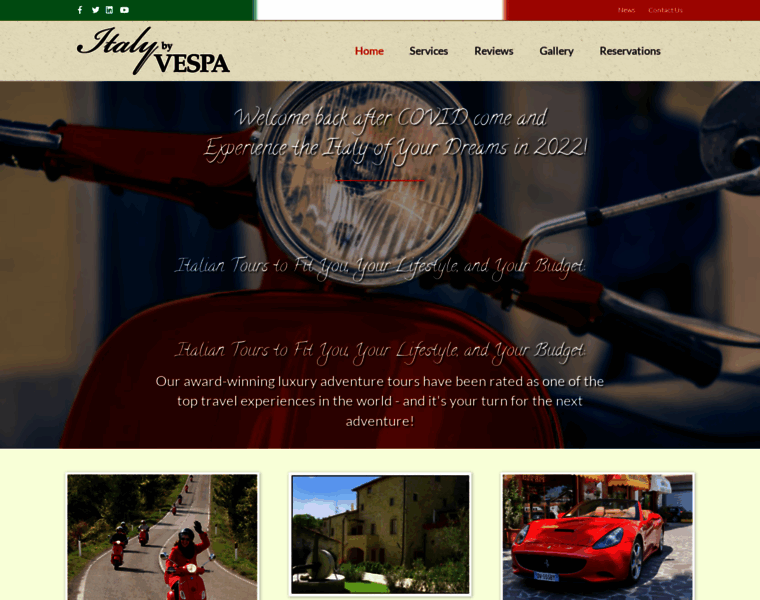 Italybyvespa.com thumbnail