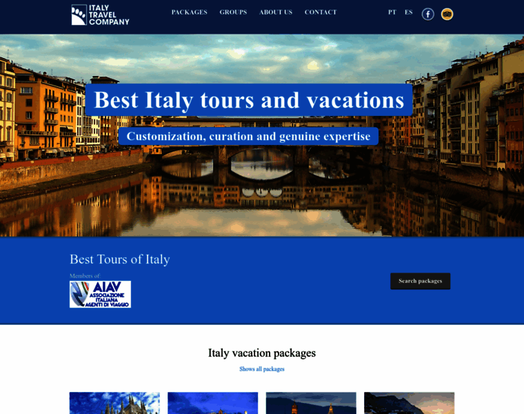 Italytravelcompany.com thumbnail