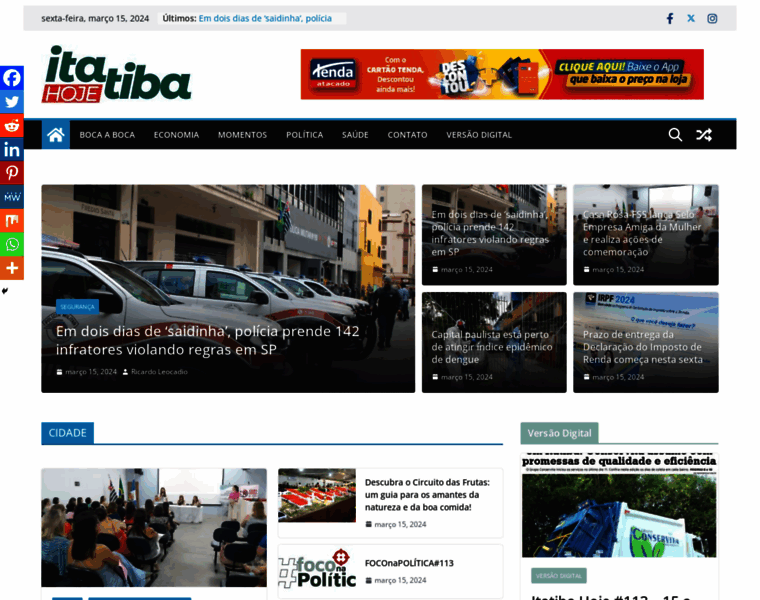 Itatibahoje.com.br thumbnail