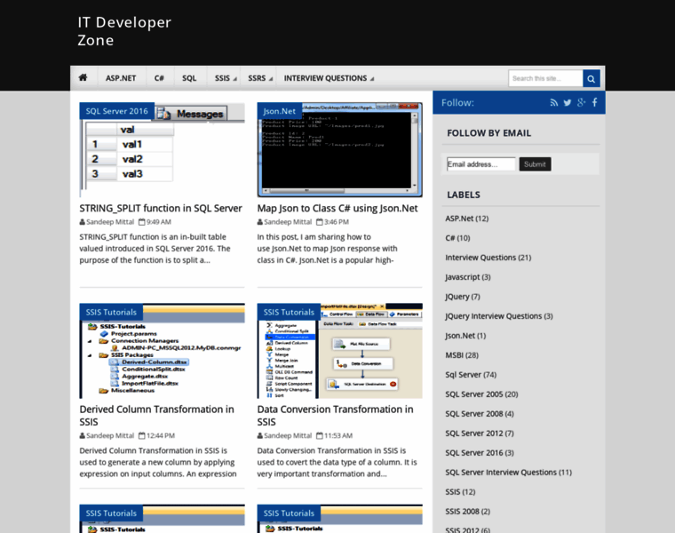 Itdeveloperzone.com thumbnail Itdeveloperzone.com thumbnail