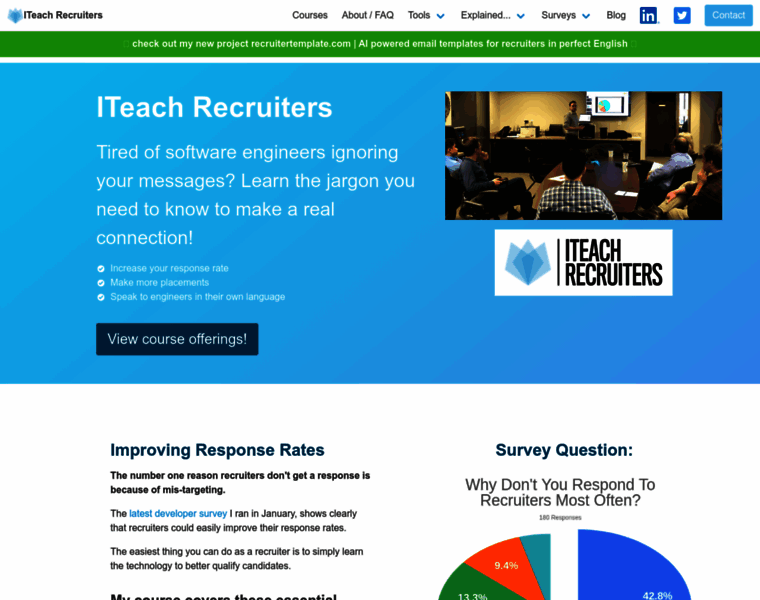 Iteachrecruiters.com thumbnail