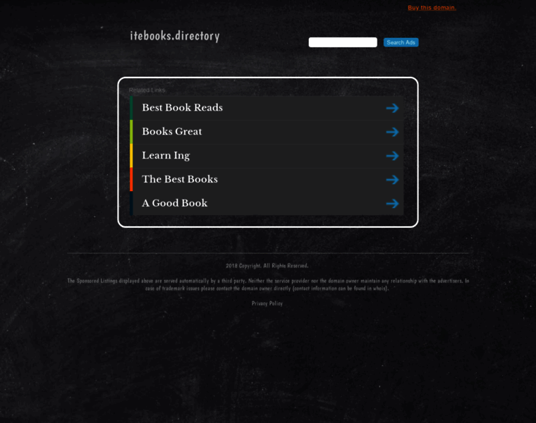 Itebooks.directory thumbnail