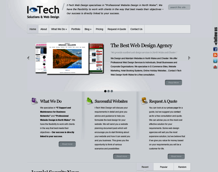 Itechwebdesign.co.uk thumbnail