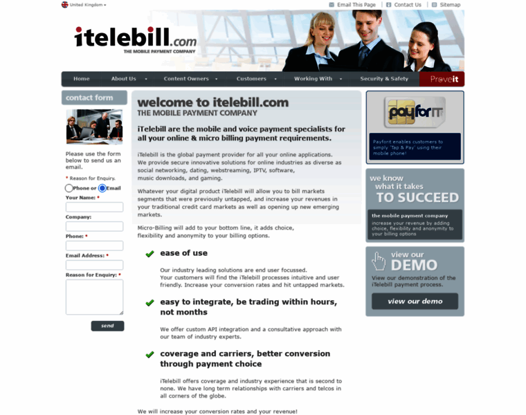 Itelebill.com thumbnail