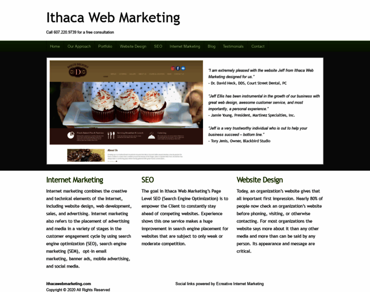 Ithacawebmarketing.com thumbnail