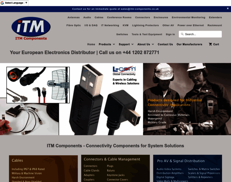 Itm-components.co.uk thumbnail