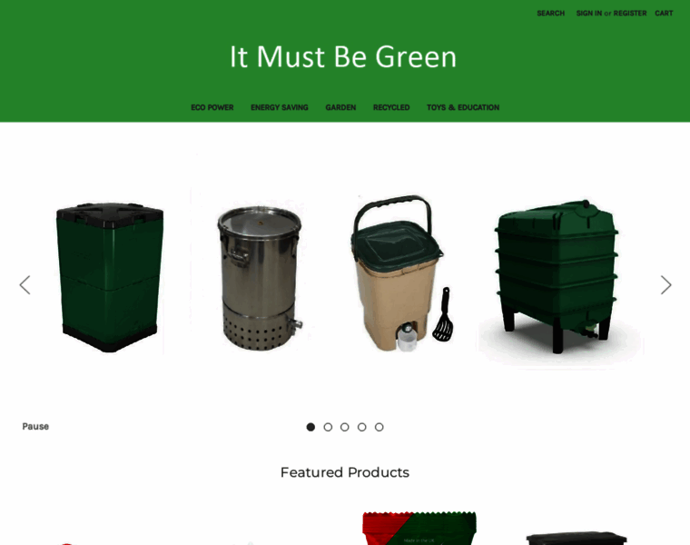 Itmustbegreen.co.uk thumbnail Itmustbegreen.co.uk thumbnail