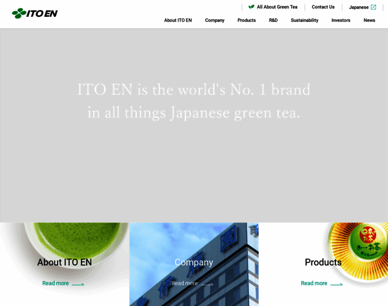 Itoen-global.com thumbnail