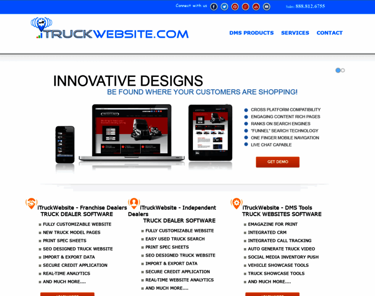 Itruckwebsite.com thumbnail