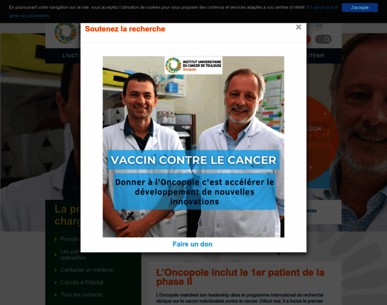 Iuct-oncopole.fr thumbnail