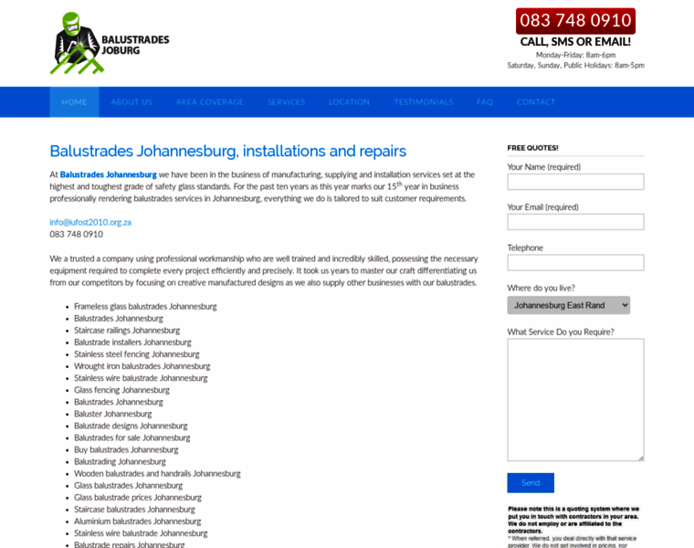 Iufost2010.org.za thumbnail