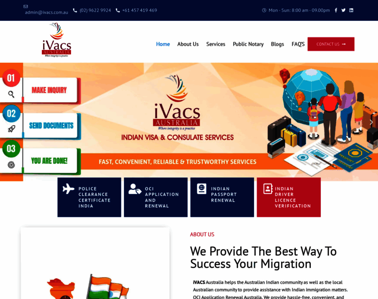 Ivacs.com.au thumbnail