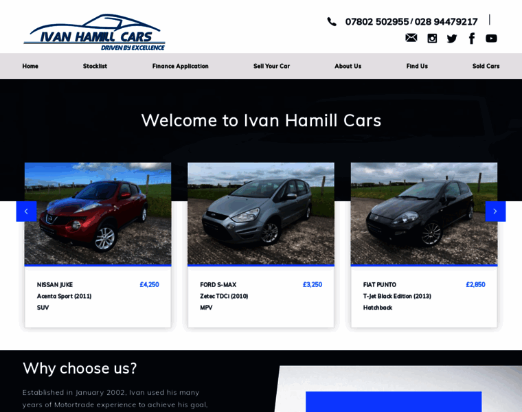 Ivanhamillcars.co.uk thumbnail