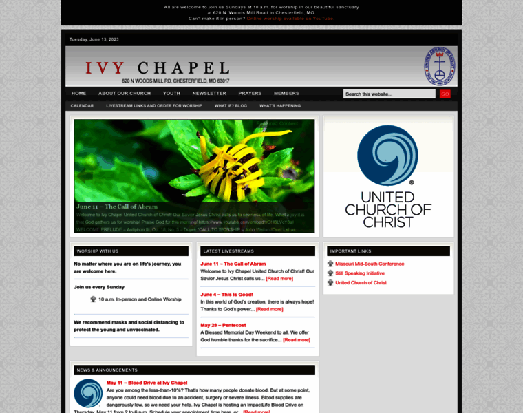 Ivychapel.org thumbnail
