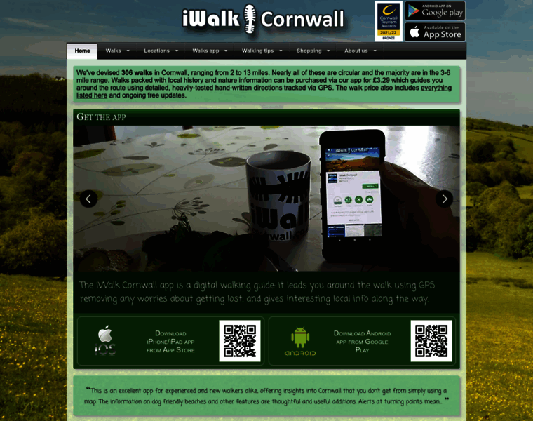 Iwalkcornwall.co.uk thumbnail