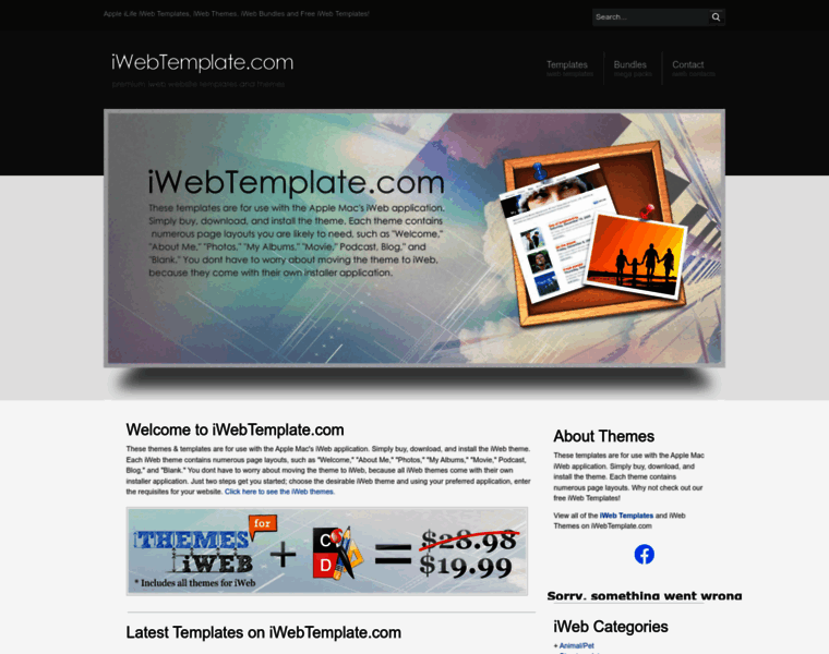 Iwebtemplate.com thumbnail