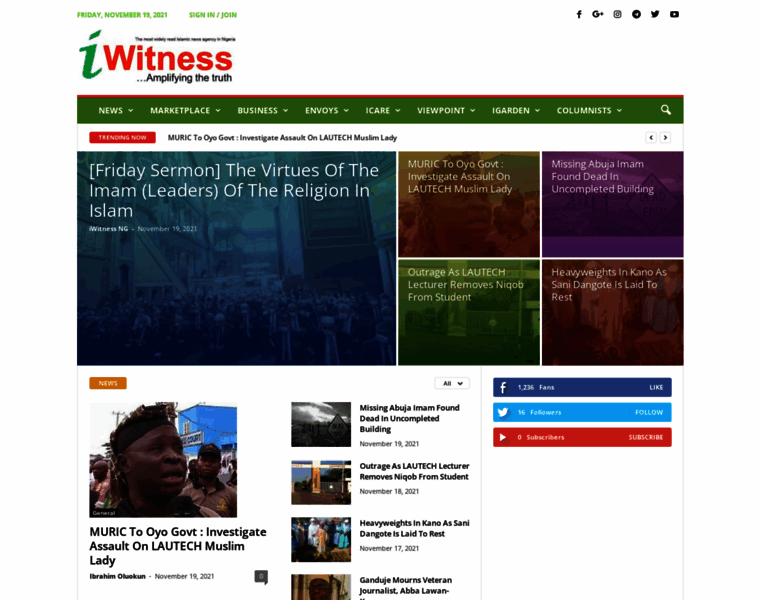 Iwitness.com.ng thumbnail