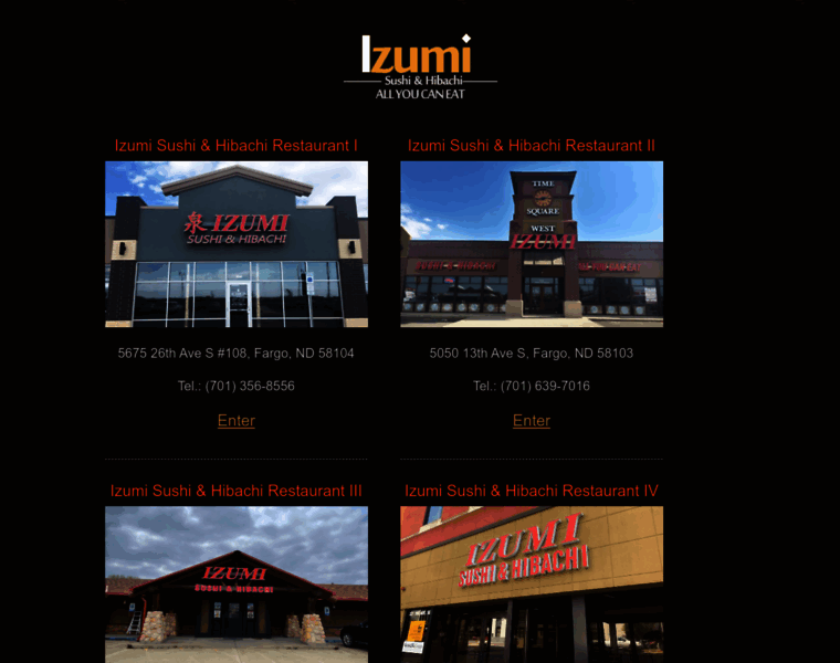 Izumirestaurant.com thumbnail